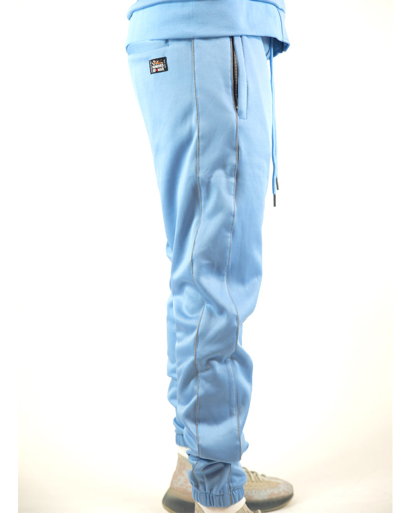 Light Blue Worldwide Reflective Sweat Pant