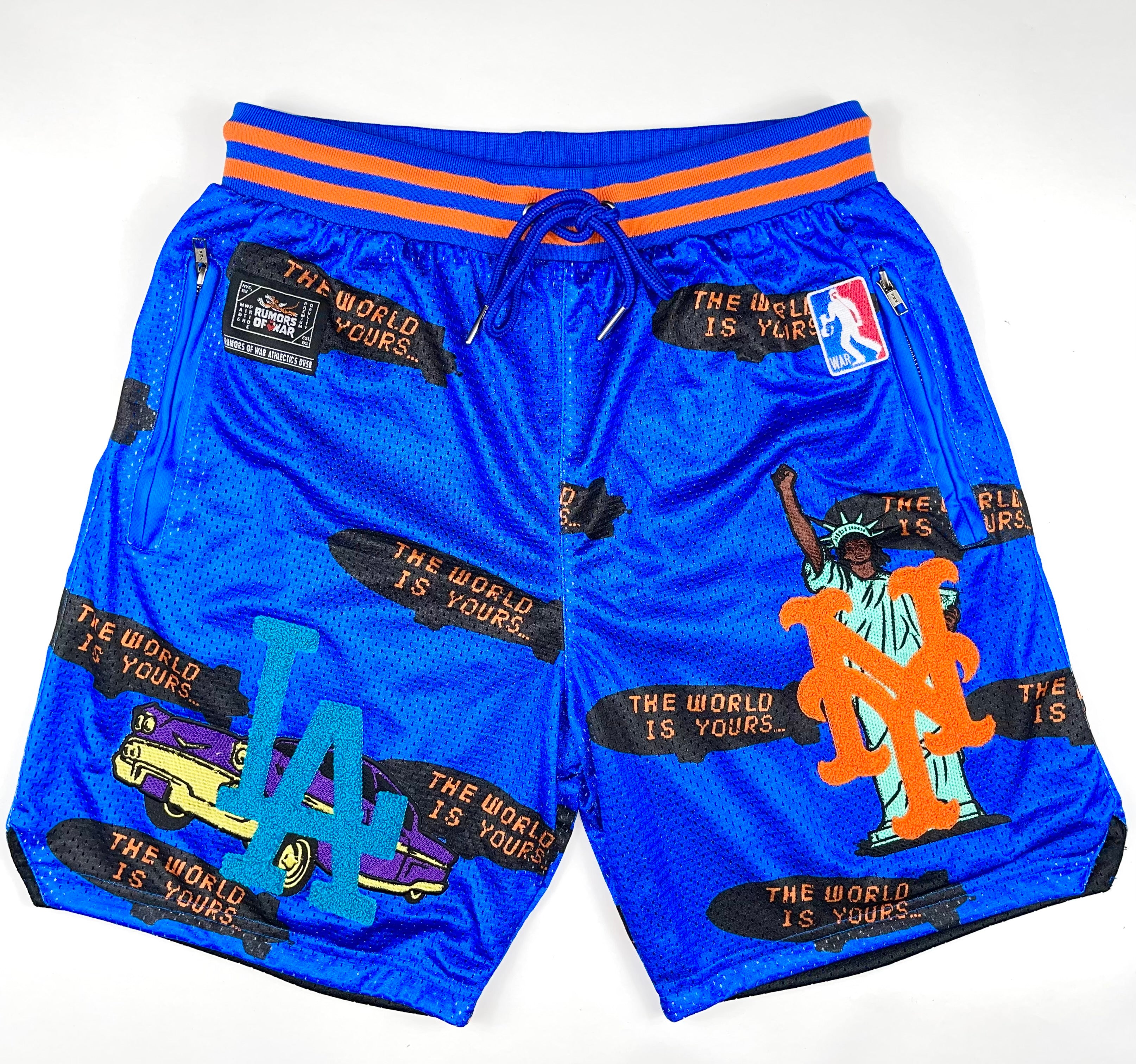 New York Knicks Blue JUST DON Shorts
