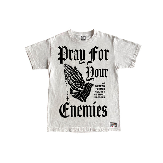 Pray for Your Enemies T-shirt (White)